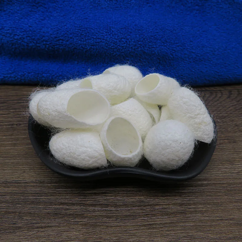 100 шт натуральные шелковые коконы очищающий отшелушивающий крем-пилинг для лица и тела Скраб для удаления угрей CD88