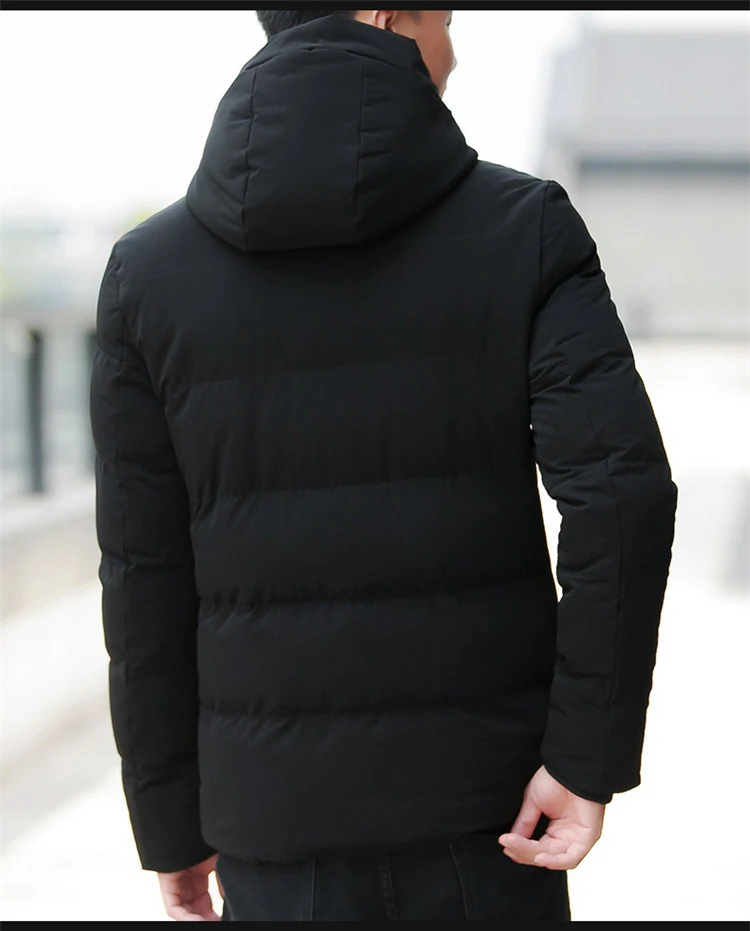 Мужская куртка-парка, зимнее Теплое повседневное длинное пальто, мужское водонепроницаемое плотное пальто, мужские однотонные парки с капюшоном, стеганая верхняя одежда, куртки 4XL