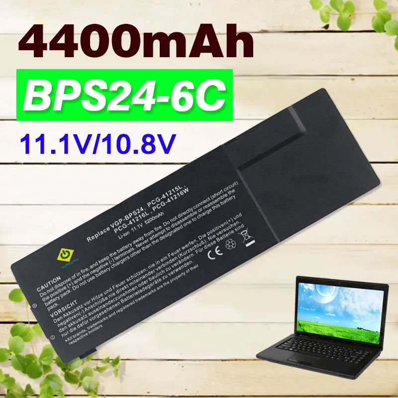 4400mAh laptop Battery For Sony VGP BPS24 VGP BPL24 BPS24 BPL24 VGP For