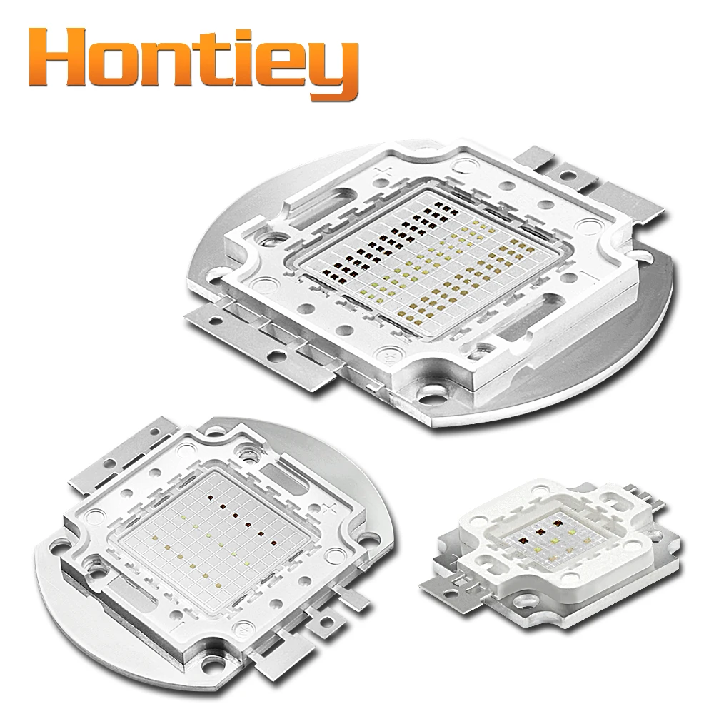 Hontiey High Power LED Lamp RGB Bulbs10W 20W 30W 50W 100W Red Green Blue light Integrated Diode and Driver Watt 10W-100W | Лампы и