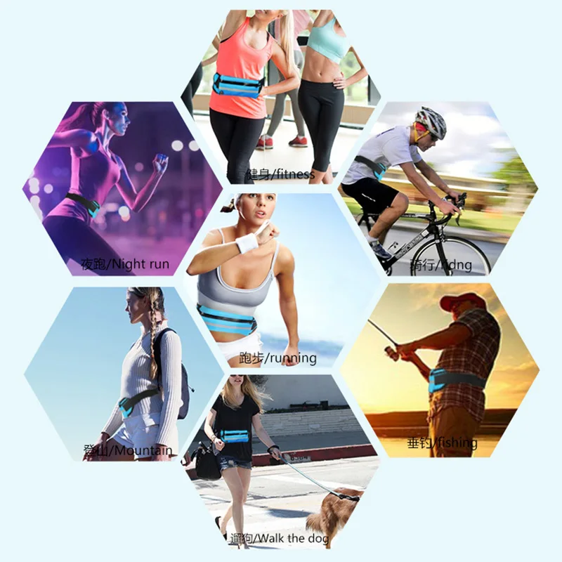 Waterproof Phone Case Cover On Hand Sports Waist Bag For Samsung Note 10 8 Pro Xiaomi Mi A3 Belt Pouch Mobile Run Gym Arm Band