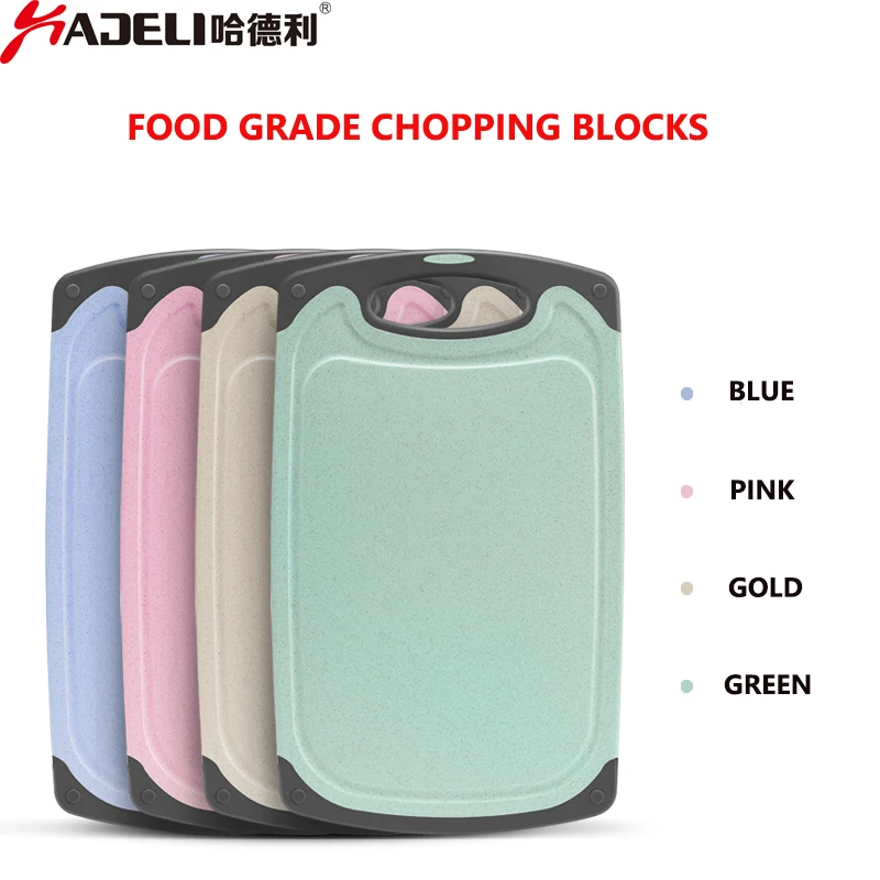 

HADELI Antibacterial Chopping Board Multifunction PP Plastic Heat Resistant chopping Blocks Fruit Cutting Boards Kitchen Tools