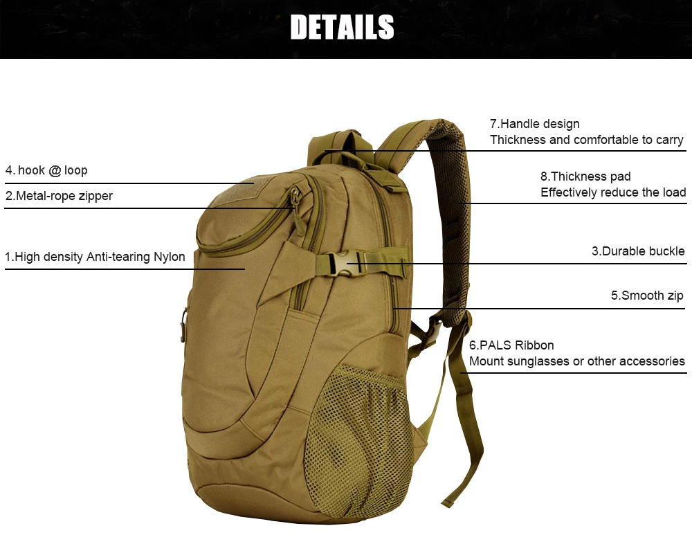 SINAIRSOFT 30L мужской тактический рюкзак дождевик для рюкзака кемпинг тактическая сумка спортивный армейский рюкзак военный для охоты рюкзак LY0039