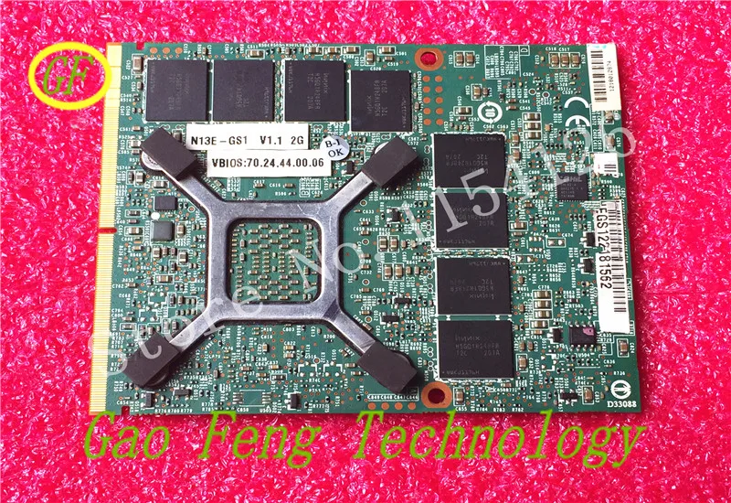 Для CLEVO для DELL MSI 6 71 X510L D01 N13E GS1 A1 GTX675M графическая карта VER: 1 версии 2G Графическая
