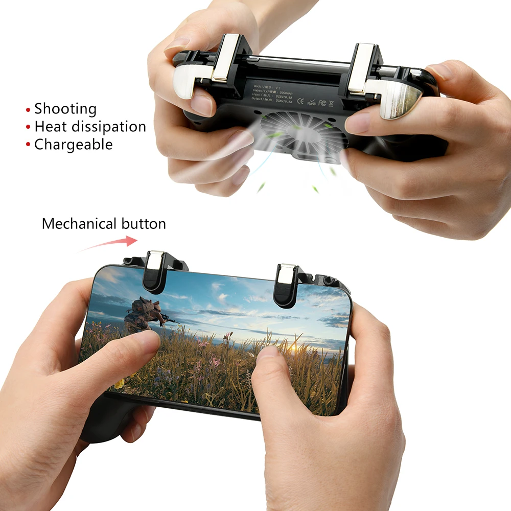 Cooler Cooling Fan Gamepad Pubg Phone Controller Hand Grip G