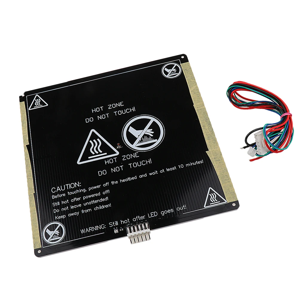 NEW 12V MK3 220X220mm Aluminum Board PCB Heatbed Heat Bed For Reprap 3D Printer XHeat Bed For 3d Printer Accessories