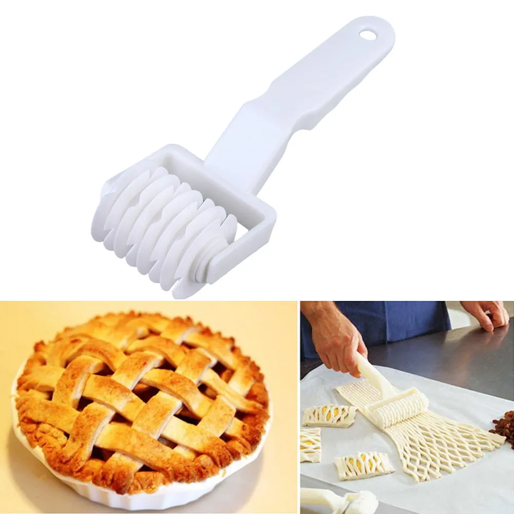 

1pc Small Size Baking Tool Cookie Pie Pizza Bread Pastry Lattice Roller Cutter Kitchen Pastry Tools