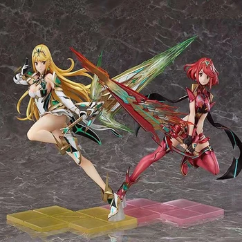 

Game Fate Over Pyra Fighting Homura Hikari Xenoblade Chronicles Action Figures Hikari Xenoblade Homura Toys Doll Model 1\7 Scale