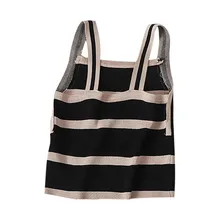 Women Summer tank top New Style Sexy All-match Striped tank top women Personality Casual Camisoles Tops Women Summer tank top New Style Sexy All-match Striped tank top women Personality Casual Camisoles Tops