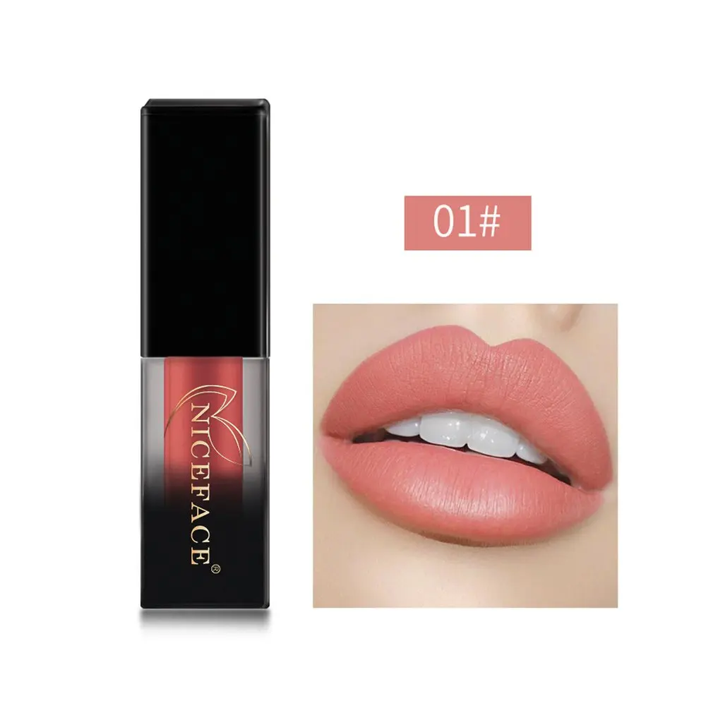 

Liquid Lipstick Hot Sexy Colors Lip Paint Matte Lipstick Waterproof Long Lasting Lip Gloss Lip Kit