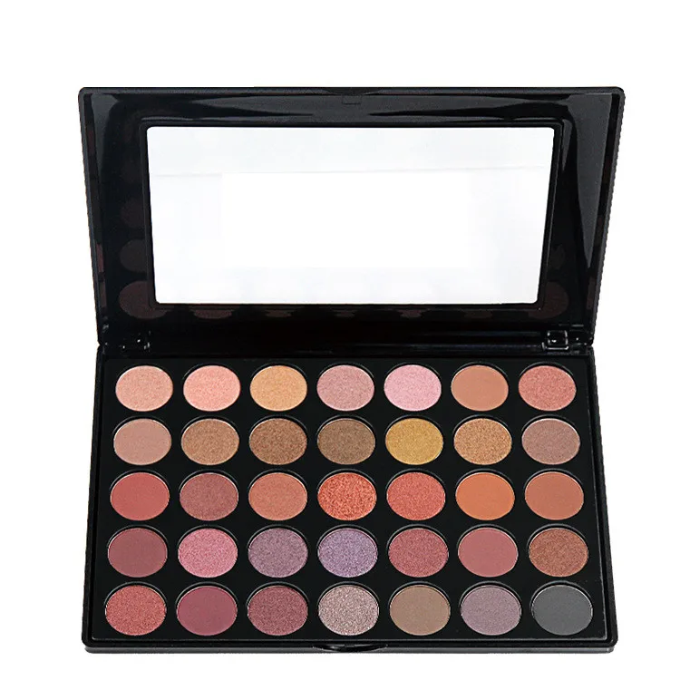 

New 35 Colors Eyeshadow Palette Nature Glow Shimmer Matte Eye shadow Full Professional Makeup Kit Beauty Make up Set