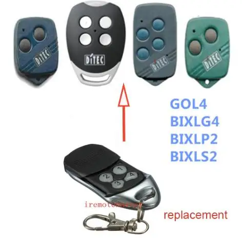 

FOR DITEC GOL4,BIXLP2,BIXLS2,BIXLG4 garage door remote free shipping