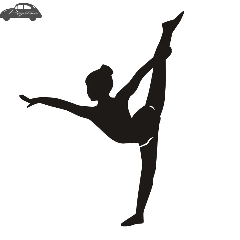 Pegatina Car Gym Sticker Gymnastics Decal Gymnastics Posters Vinyl Wall
