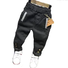 Модные детские джинсы высокого качества для мальчиков, зауженные корейские детские джинсы, штаны для маленьких мальчиков, детские джинсы для мальчиков, одежда для 2-6 лет