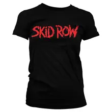 Skid Row-Skid Row Logo Женская футболка S-XL размеров Летняя женская модная футболка женская футболка дешевая