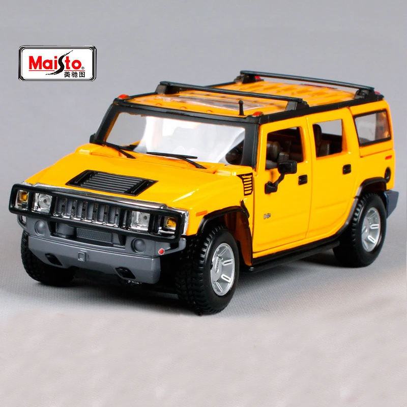 yellow hummer toy car