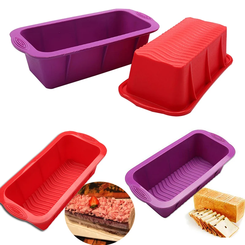Silicone Bread Mold Food Grade non stick cake bread mold Rectangular