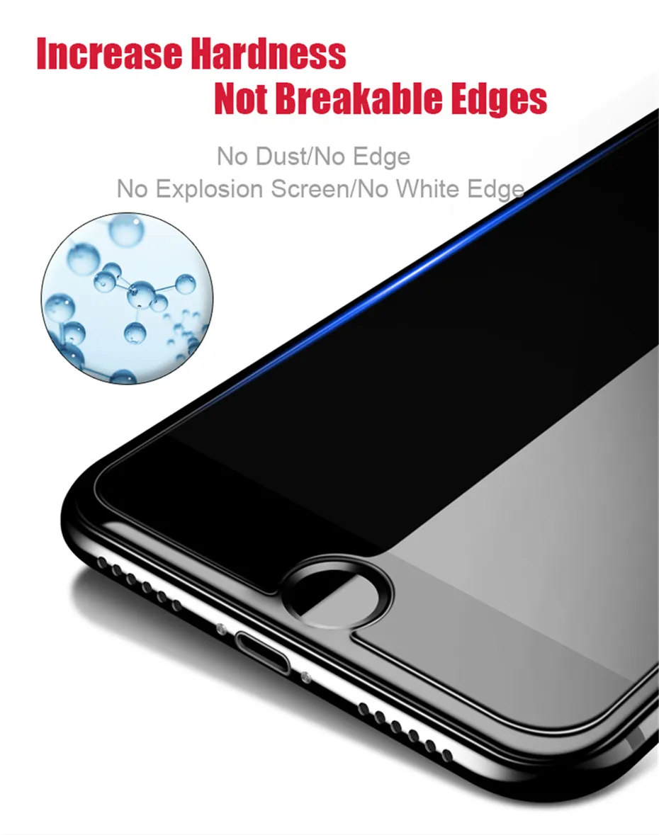MOUSEMI For iPhone Xs Max Xr 5 se 6s 6 8 Plus X Screen Protector Protective Glass On The For iPhone 7 Glass On 5s For iPhone 5s  (5)