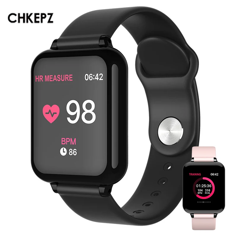  2019 New B57 Smart Watch Men Waterproof Heart Rate Monitor Blood Pressure Sport Smartwatches Women  - 33009419869