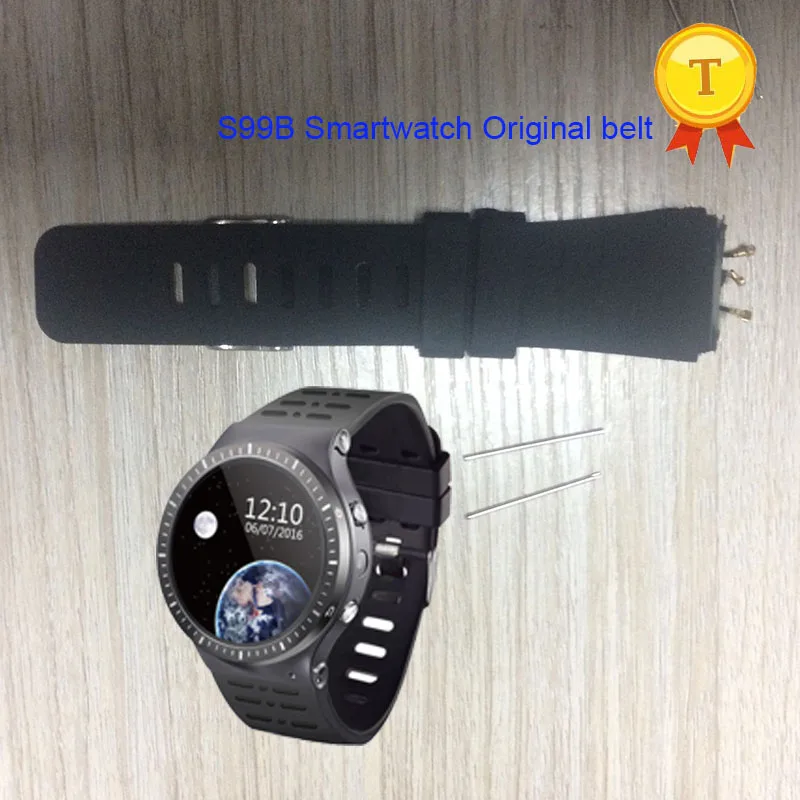 Ремешок для умных часов s99 s99a s99b, умные часы, наручные часы, силиконовые сменные часы, ремешок для наручных часов - Цвет: s99b black belt