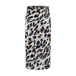 2019 летняя модная юбка летняя винтажная юбка для женский леопардовый принт облегающая ягодицы высокое качество повседневные юбки женские s