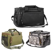 Квадратная дорога Азиатский Кроссбоди Многофункциональный портативный холст рыболовная приманка пакет рыболовная Катушка пакет