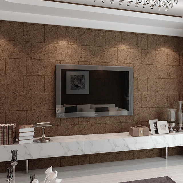 Tv Wand Tapete Europ ische TV wandtapete 3d vlies schlafzimmer tapete einfachen moderne wohnzimmer kino marmor quadratischen raster tapete.jpg 640x640 - Tv Wand Tapete