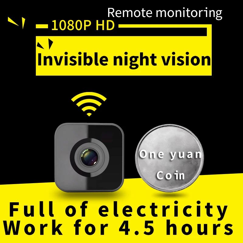 

Invisible Night Version Wireless Camcorder for Video Recording Support Remote Control Can Recording 2 Months Camera