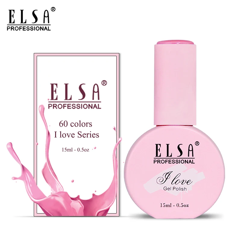 

Elsa 15ml Nail Gel Color Base Gel Base Coat Gel Varnish Nail Polish Nails Art UV LED Soak-Off Gel lacquer Primer Base Red White