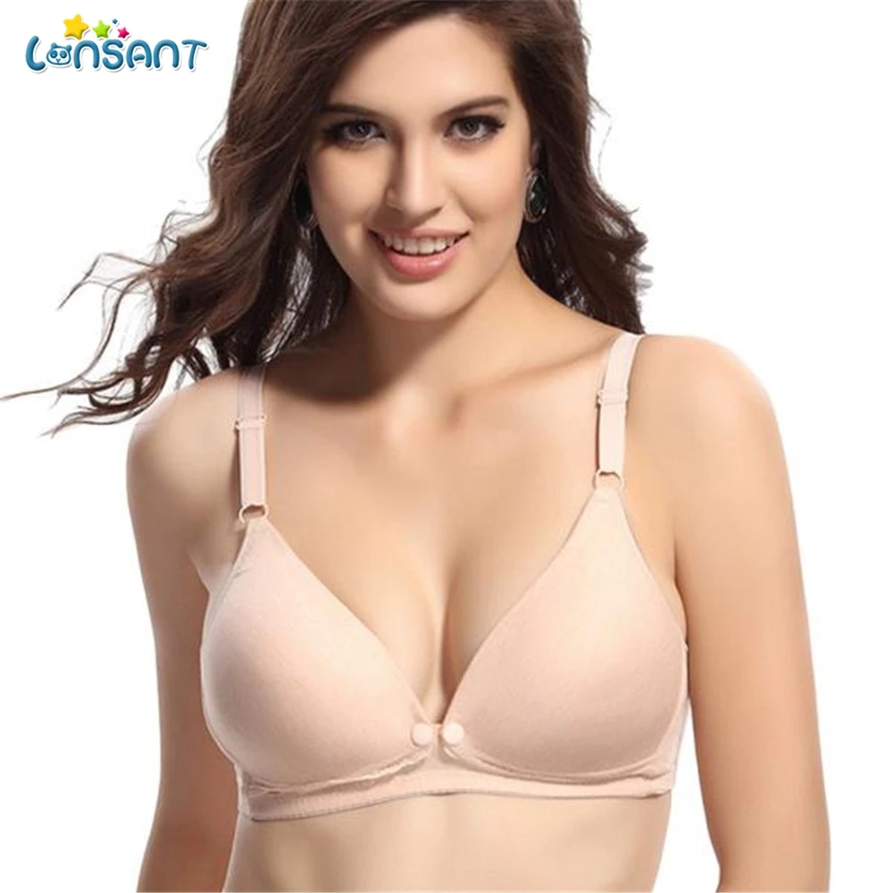 LONSANT Women 2018 Hot Sale Comfortable Women Wire Free Nursing Bra Maternity Breastfeeding