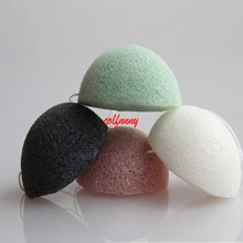 600 шт./лот Konjac Губка слоеные травяные губки для лица чистый натуральный аморфофаллюс коньяк из растительного волокна делая очищающие инструменты для лица и Bod