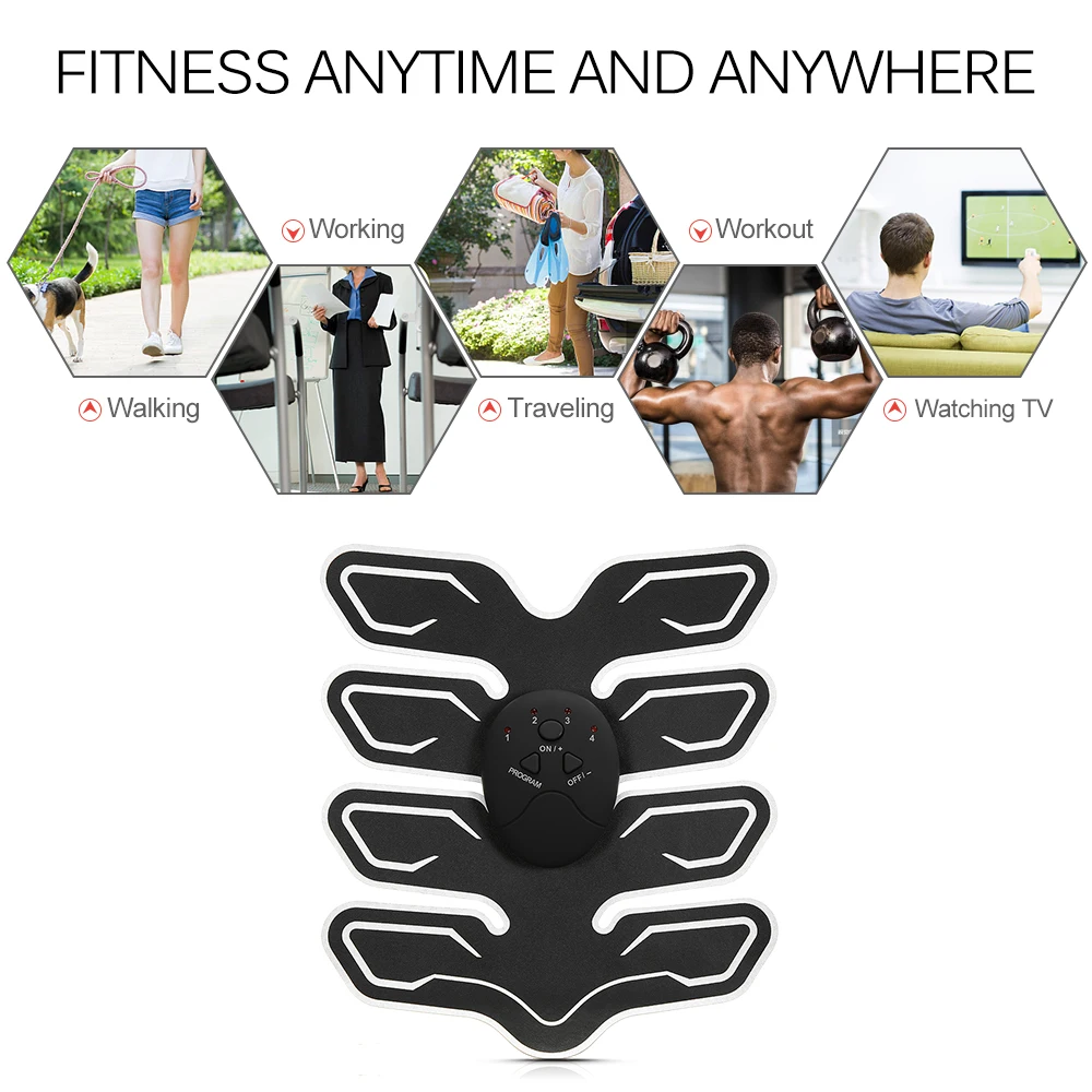 

Muscle Trainer Eight-pack Fitness Toner Belly Leg Arm Exercise Health Abdominal Fitness Training Toning Gear Workout Equipment