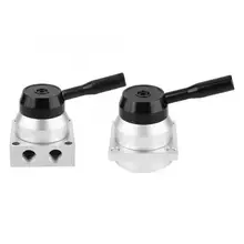 Пневматический клапан с ручным управлением 3-позиционный 4-ходовой ручной рычажный клапан 1/" BSPT