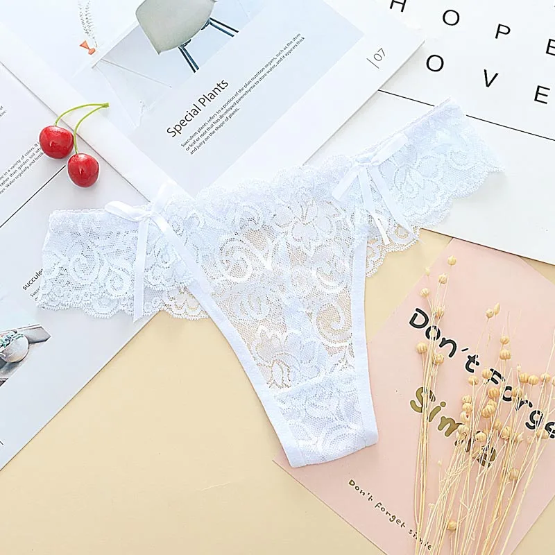 New Brand Sexy Lace Women Thongs and G string Seamless Panties Female Transparent Underwear Tanga Bragas T Back Intimates (16)