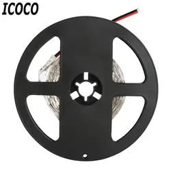 Icoco 1 шт. Multi-Функция полосы света cuttable украшения свет 5 м 16ft 3528 SMD-Водонепроницаемый гибкие DC12V LED липкая лента