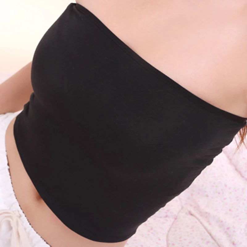 Women's Intimate Clothing Sexy Breathable Movement Strapless Tube Top Black White Tube Top Female Wrapped Chest Tops