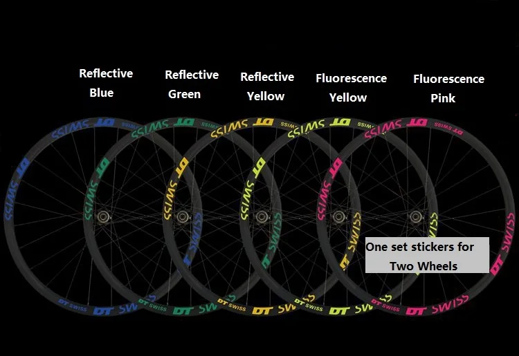 Два колеса наклейки Набор для DT Swisss горный велосипед обод Светоотражающие MTB Cylcing гонки