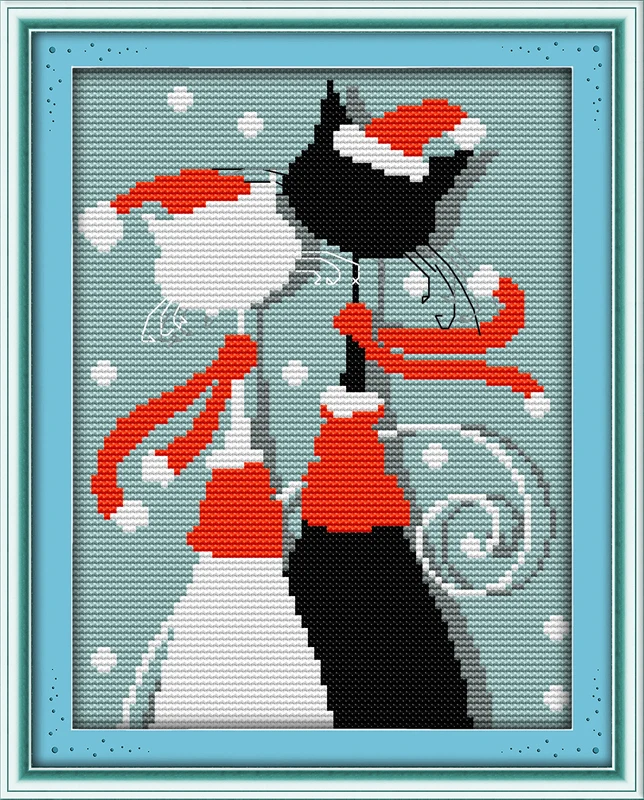 

Merry Christmas (4), counted printed on fabric DMC 14CT 11CT Cross Stitch kits,embroidery needlework Sets Home Decor