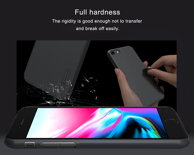 iphone 8 plus wallet case for iPhone 8 Nillkin Super Frosted Shield Hard Back PC Cover Case for iPhone 8 4.7" Nilkin Phone Case +Screen Protector iphone 8 plus case