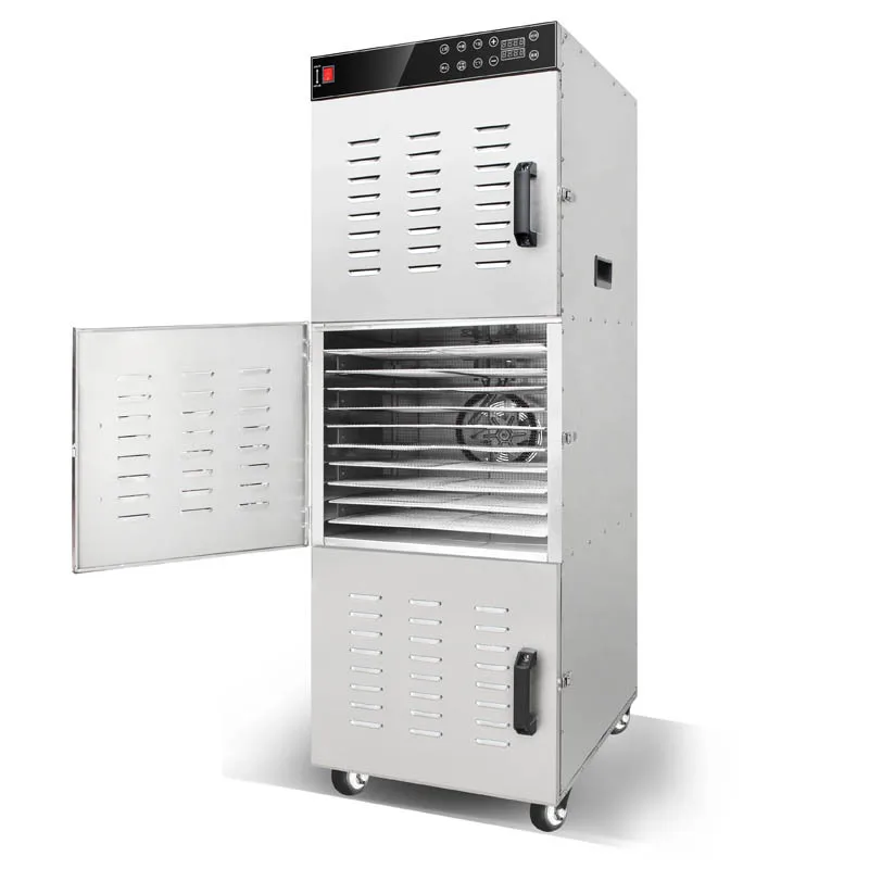 

30 Layers Commercial Professional Fruit Food Dryer StainlessSteel LED Smart Control Vegetable Meat Air Dryer Electric Dehydrator