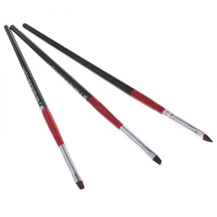 1 Набор/3 шт, мягкая и профессиональная ручка, УФ-гель для рисования, кисти для дизайна ногтей, инструменты для маникюра 88 SK88