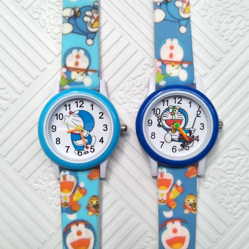 

Cute Doraemon Jingle cat Kids Watches Girls Boys Baby Clock Children Watch Pink Dress Wristwatches Saat Relogio Montre Enfant