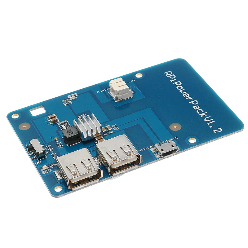 

Power Pack V1.2 Lithium Battery Expansion Board With USB Hub For Raspberry Pi / Cell Phone Charging