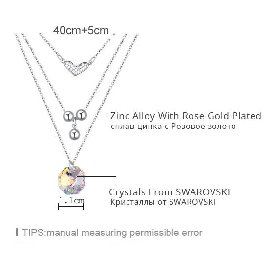 Кристалл от Swarovski геометрические Восьмиугольные модные Многослойные кисточки