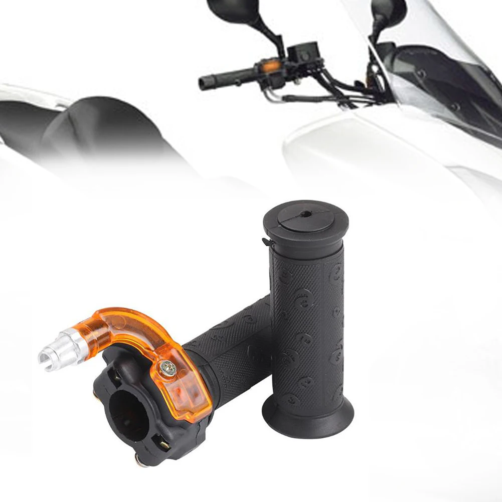 Резиновые поворотные дроссельные портативные гоночные Нескользящие ограничительные ручки для велосипеда, мотоциклетные ручки с кабелем для 49cc Mini