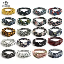 Твист Тюрбан женский обруч для волос банты Эластичные Головные уборы спортивные повязки на голову повязки с узелком для девочек головные уборы повязка на голову