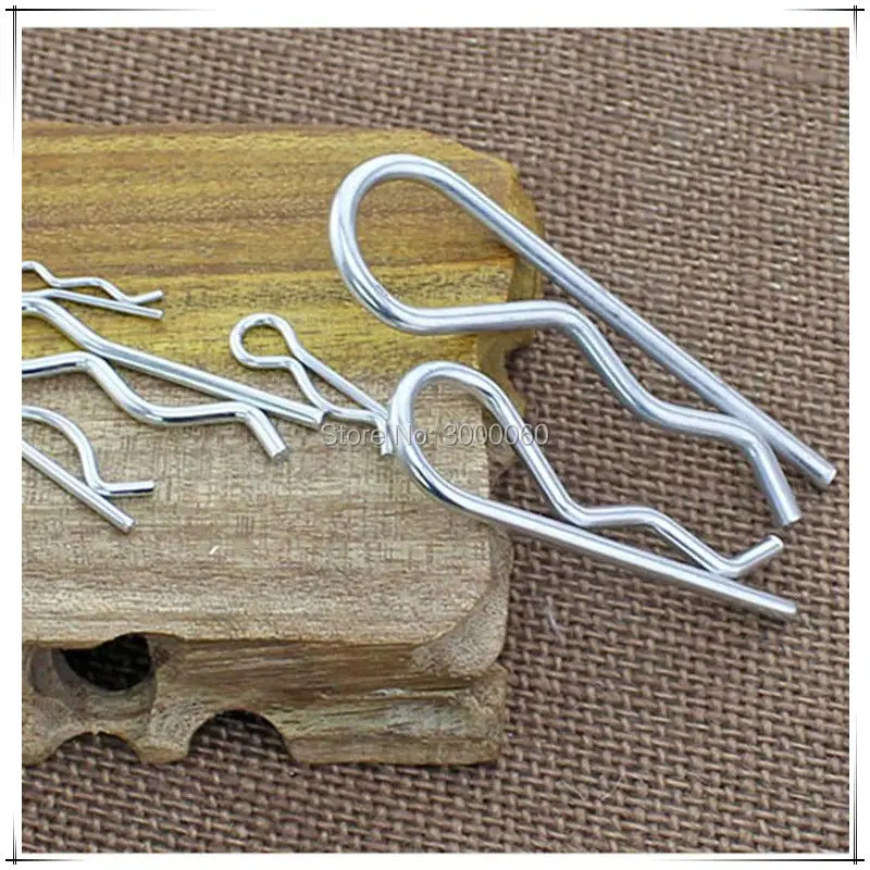 uxcell 3mm x 30mm Zinc-Plating Steel Spring Cotter Clip Pin R Shape Hardware 50 Pcs uxcell 3mm x 30mm Zinc-Plating Steel Spring Cotter Clip Pin R Shape Hardware 50 Pcs