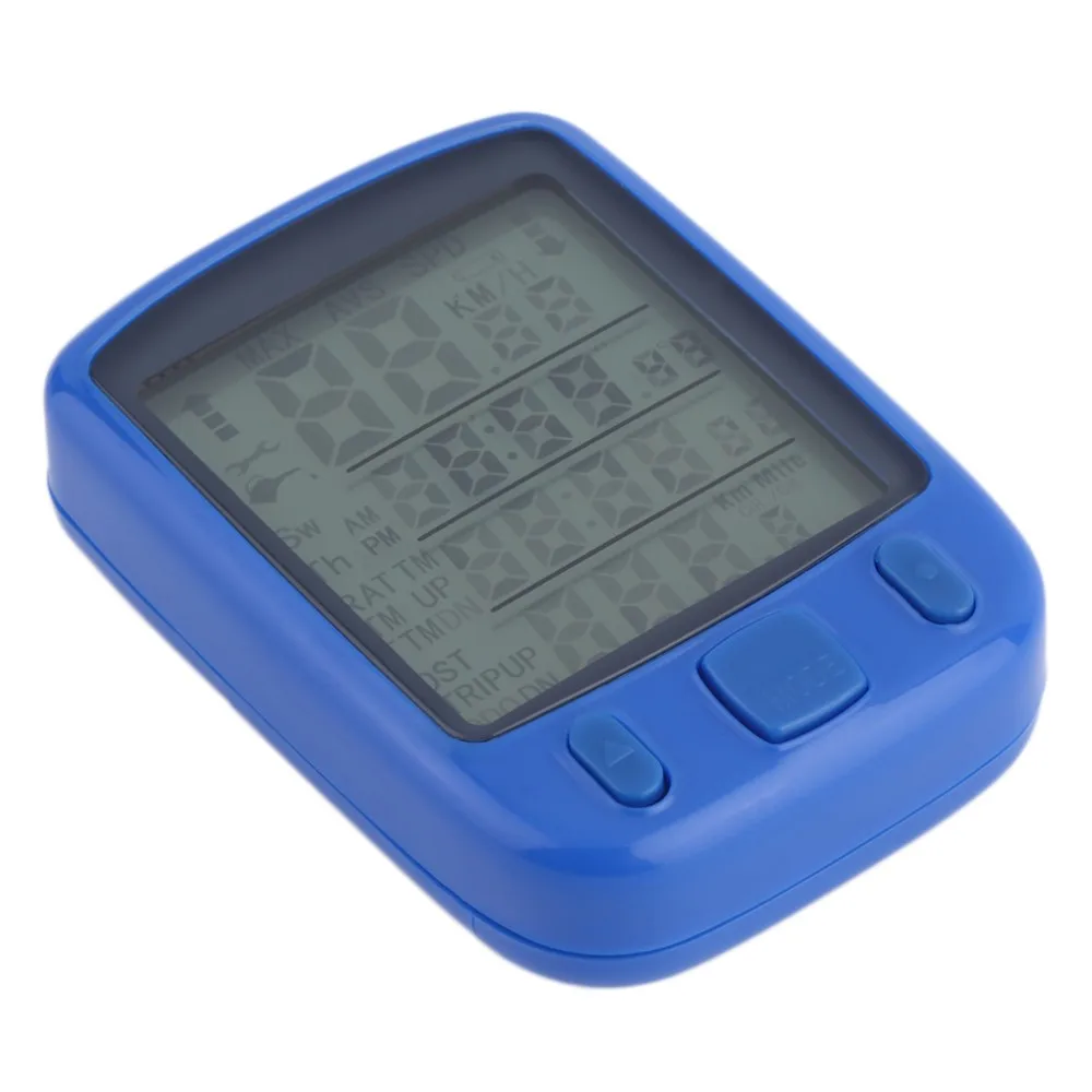 1pc SunDing SD 563B Waterproof LCD Display Cycling Bike Bicycle Computer Odometer Speedometer with Green Backlight