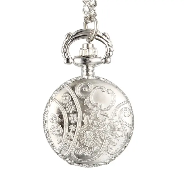Fashion Vintage Women Quartz Pocket Watch Alloy Hollow Out Flowers Lady Girl Swe Fashion Vintage Women Quartz Pocket Watch Alloy Hollow Out Flowers Lady Girl Swe