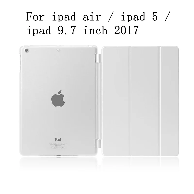 Роскошный планшет противоударный Смарт кожаный чехол-подставка для Apple IPad Air Pro 9,7 дюймов IPad 2 3 4 I Pad 5 6 Air 1 2 Coque - Цвет: For ipad air white